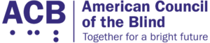 logo for American Council of the Blind