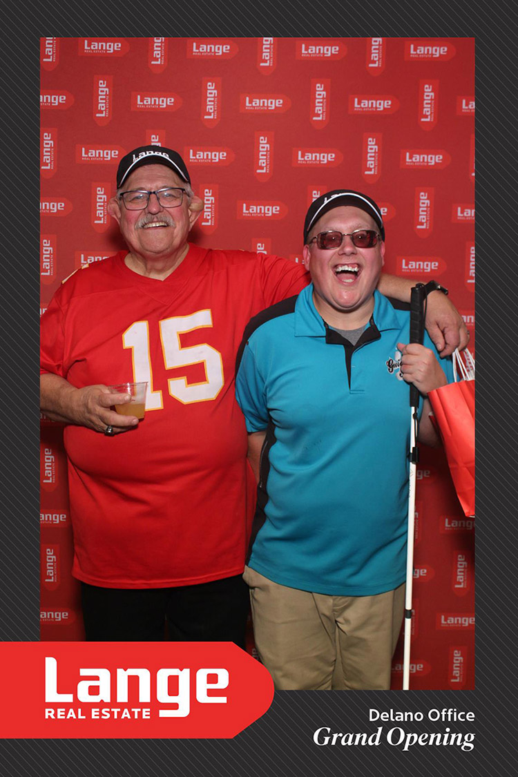 photo of Dave & Andrew Crane at Lange Real Estate Delano office grand opening