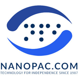 logo for NanoPac.com, full-service assistive technology provider